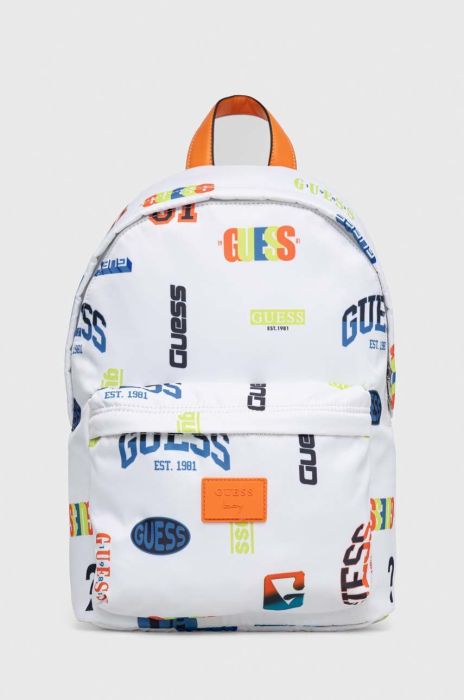 Рюкзак Guess колір білий великий візерунок (2874089) Рюкзак Guess колір білий великий візерунок (2874089)