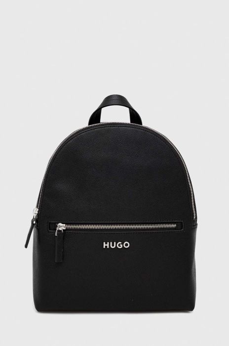 Рюкзак HUGO жіночий колір чорний малий однотонний (2882871) Рюкзак HUGO жіночий колір чорний малий однотонний (2882871)