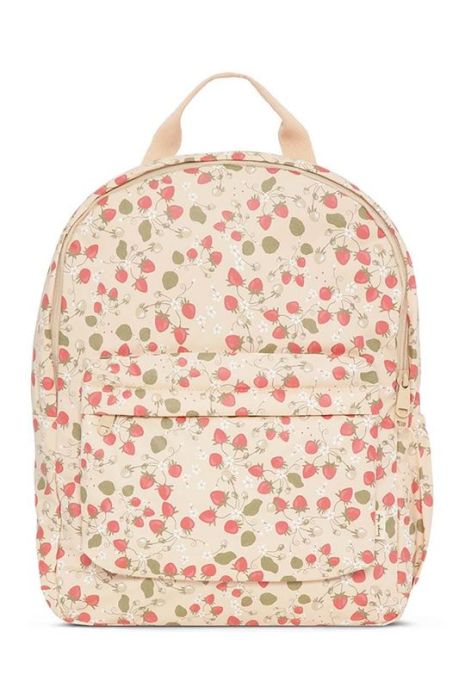 Дитячий рюкзак Konges Sl?jd колір червоний великий візерунок Дитячий рюкзак Konges Sl?jd колір червоний великий візерунок