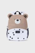 Дитячий рюкзак Mayoral Newborn колір бежевий малий візерунок Дитячий рюкзак Mayoral Newborn колір бежевий малий візерунок