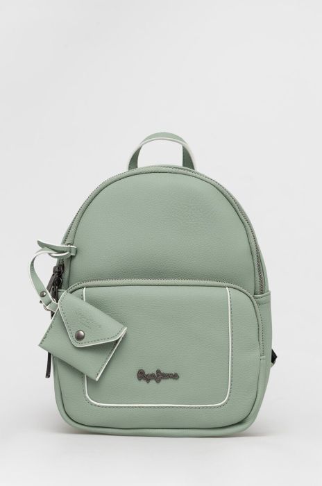 Рюкзак Pepe Jeans колір зелений малий однотонний Рюкзак Pepe Jeans колір зелений малий однотонний