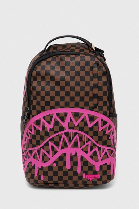 Рюкзак Sprayground колір коричневий великий візерунок