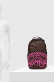 Рюкзак Sprayground колір коричневий великий візерунок