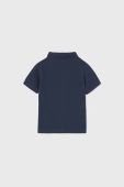 Дитяча бавовняна футболка поло Mayoral колір синій однотонний (2947448) Дитяча бавовняна футболка поло Mayoral колір синій однотонний (2947448)