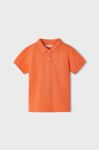 Дитяче бавовняне поло Mayoral колір помаранчевий однотонний (2931619) Дитяче бавовняне поло Mayoral колір помаранчевий однотонний (2931619)