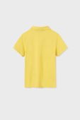 Дитяче бавовняне поло Mayoral колір жовтий однотонний (2947470)