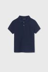 Дитяче бавовняне поло Mayoral колір синій однотонний (2947471) Дитяче бавовняне поло Mayoral колір синій однотонний (2947471)