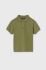 Дитяче бавовняне поло Mayoral колір зелений однотонний (2947462)