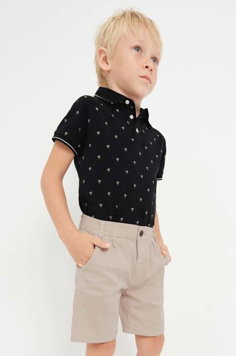 Дитяче поло Mayoral колір чорний візерунок Дитяче поло Mayoral колір чорний візерунок