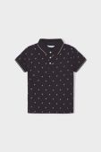 Дитяче поло Mayoral колір чорний візерунок Дитяче поло Mayoral колір чорний візерунок