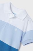 Дитяче бавовняне поло Mayoral візерунок колір блакитний (2947668) Дитяче бавовняне поло Mayoral візерунок колір блакитний (2947668)
