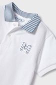 Дитяче поло Mayoral колір білий з принтом (2947756) Дитяче поло Mayoral колір білий з принтом (2947756)