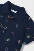 Дитяче поло Mayoral колір синій візерунок (2947772)