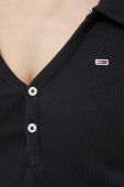 Поло Tommy Jeans жіночий колір чорний (2990605) Поло Tommy Jeans жіночий колір чорний (2990605)