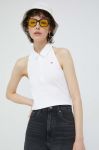 Топ Tommy Jeans жіночий колір білий (3082175)