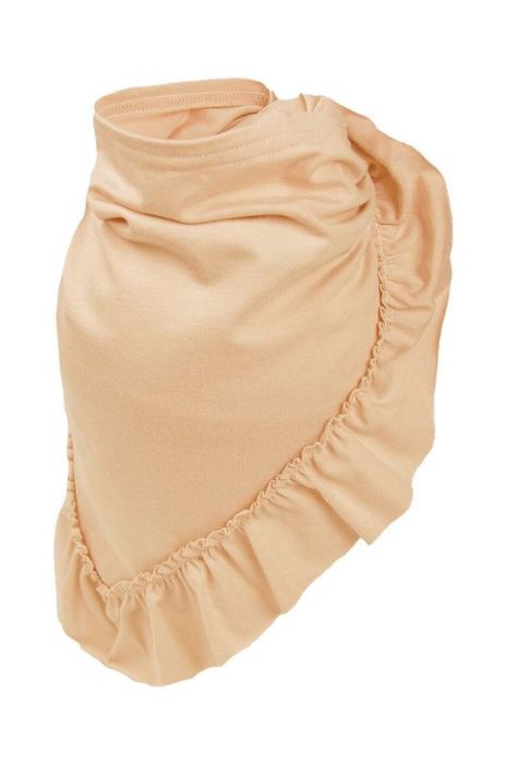 Дитяча хустка Jamiks колір бежевий однотонна