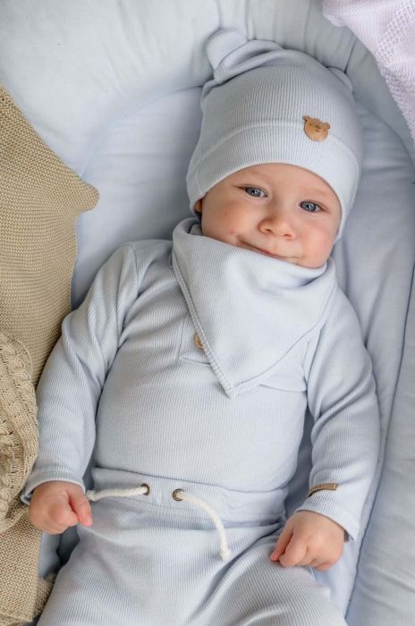 Дитяча хустка Jamiks BOLO однотонна колір блакитний (3149556) Дитяча хустка Jamiks BOLO однотонна колір блакитний (3149556)