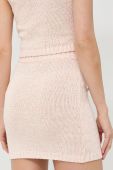Спідниця Guess колір рожевий mini пряма (2896694)