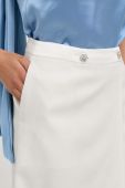 Спідниця BOSS колір білий mini розкльошена