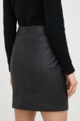 Спідниця BOSS колір чорний mini пряма