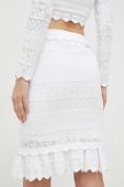 Спідниця Guess колір білий mini олівець