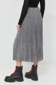 Спідниця Karl Lagerfeld колір сірий midi розкльошена