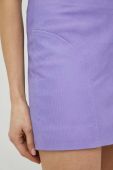 Спідниця Remain колір фіолетовий mini пряма