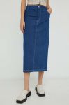 Спідниця R?sum? колір синій midi пряма