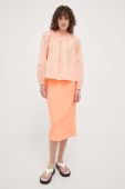 Спідниця Drykorn колір помаранчевий midi олівець (3241585)