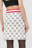 Спідниця Pinko колір білий mini пряма
