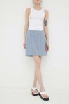Спідниця Gestuz mini пряма колір блакитний