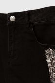 Дитяча джинсова спідниця Guess колір чорний mini пряма (2906118) Дитяча джинсова спідниця Guess колір чорний mini пряма (2906118)