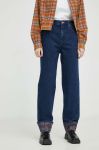 Джинси Wrangler Mom Straight Autumn Days жіночі висока посадка колір темно-синій Джинси Wrangler Mom Straight Autumn Days жіночі висока посадка колір темно-синій