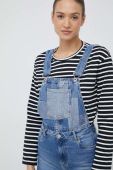 Комбінезон Pepe Jeans Shay Weave жіночі колір блакитний Комбінезон Pepe Jeans Shay Weave жіночі колір блакитний