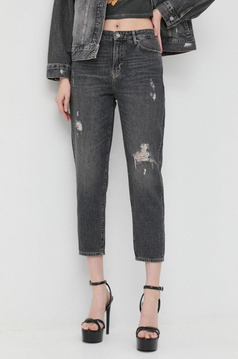 Джинси Armani Exchange жіночі середня посадка колір сірий (2940079) Джинси Armani Exchange жіночі середня посадка колір сірий (2940079)