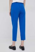 Штани Sisley жіночі облягаюче висока посадка колір блакитний Штани Sisley жіночі облягаюче висока посадка колір блакитний