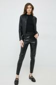 Легінси Sisley жіночі колір чорний однотонні