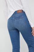 Джинси United Colors of Benetton Scarlett жіночі середня посадка колір блакитний Джинси United Colors of Benetton Scarlett жіночі середня посадка колір блакитний