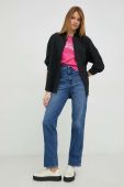 Джинси Wrangler Mom Straight жіночі висока посадка damskie high waist колір блакитний Джинси Wrangler Mom Straight жіночі висока посадка damskie high waist колір блакитний