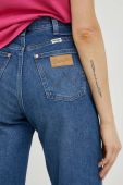 Джинси Wrangler Mom Straight жіночі висока посадка damskie high waist колір блакитний Джинси Wrangler Mom Straight жіночі висока посадка damskie high waist колір блакитний