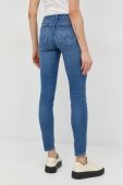 Джинси Wrangler Skinny 615 жіночі середня посадка damskie medium waist колір блакитний Джинси Wrangler Skinny 615 жіночі середня посадка damskie medium waist колір блакитний