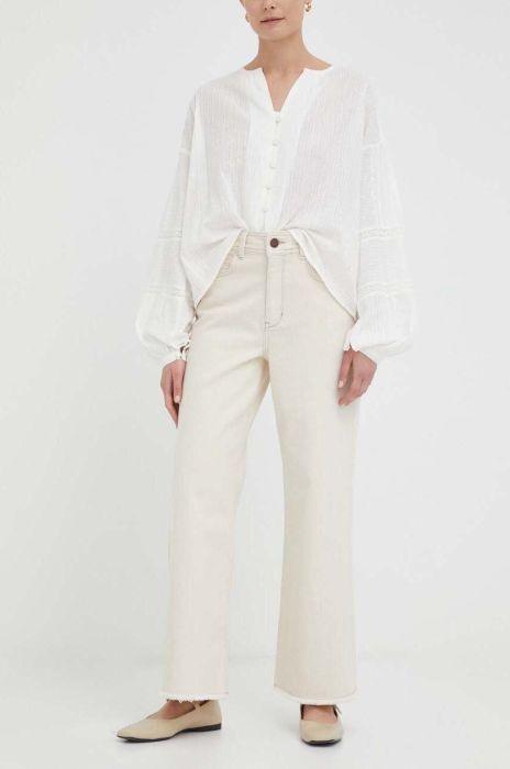 Джинси 2NDDAY Freddy жіночі колір бежевий Джинси 2NDDAY Freddy жіночі колір бежевий