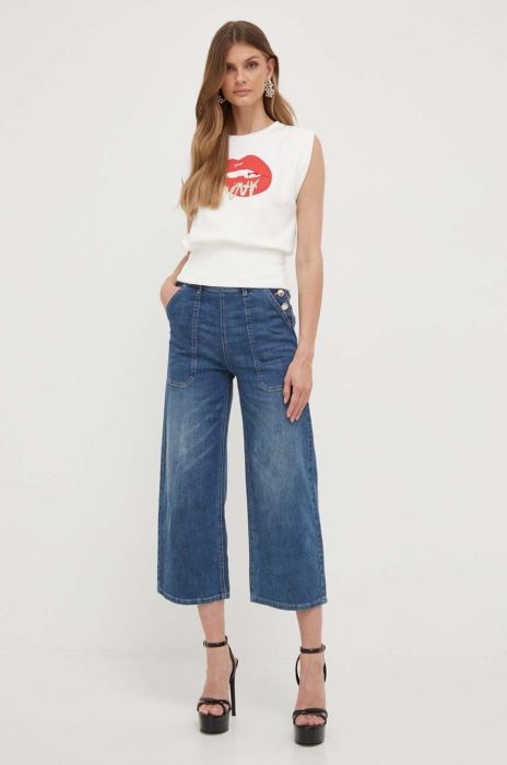 Джинси Morgan Pomy жіночі колір блакитний Джинси Morgan Pomy жіночі колір блакитний