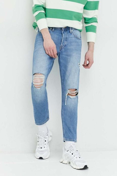 Джинси Jack & Jones JJIFRANK чоловічі колір блакитний Джинси Jack & Jones JJIFRANK чоловічі колір блакитний