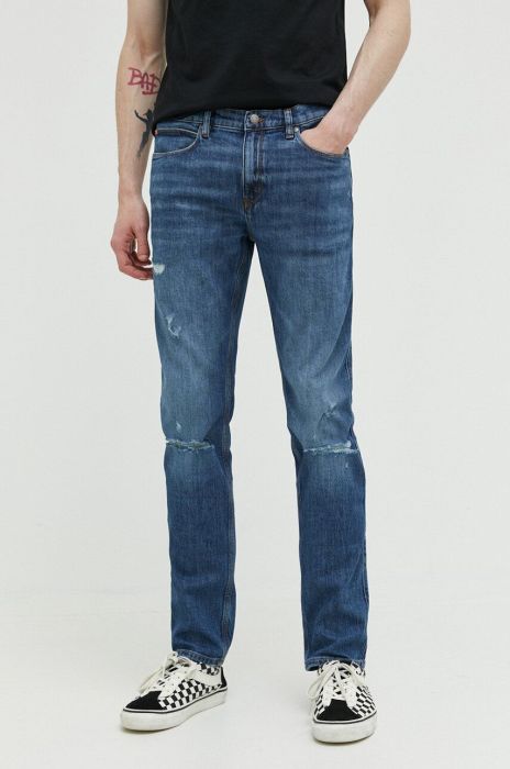 Джинси HUGO 708 чоловічі колір блакитний (3146370)