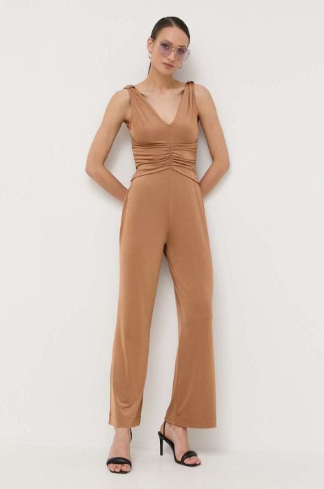 Комбінезон Guess колір коричневий декольте трикутник Комбінезон Guess колір коричневий декольте трикутник