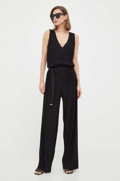 Комбінезон BOSS колір чорний декольте трикутник (3241672) Комбінезон BOSS колір чорний декольте трикутник (3241672)