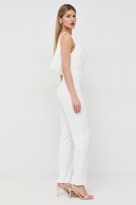 Комбінезон Marciano Guess колір бежевий овальне декольте Комбінезон Marciano Guess колір бежевий овальне декольте