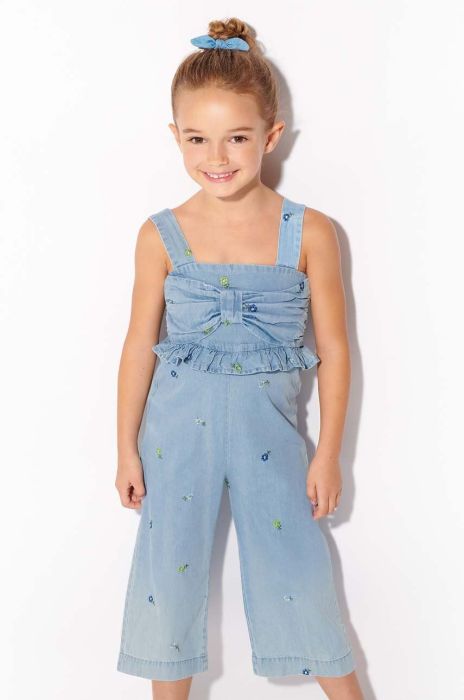 Дитячий бавовняний комбінезон Mayoral з бавовни колір блакитний (2955038)