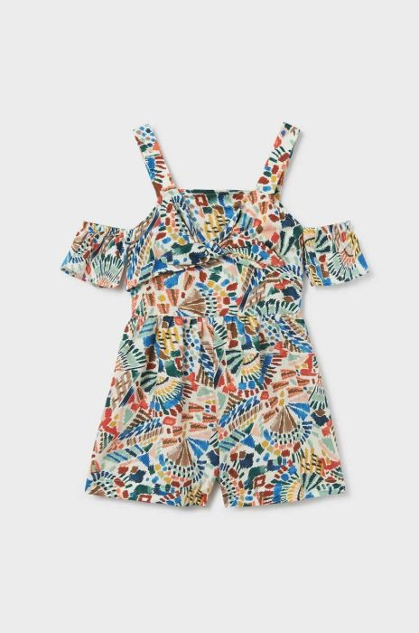 Дитячий бавовняний комбінезон Mayoral з бавовни колір барвистий (2975114)